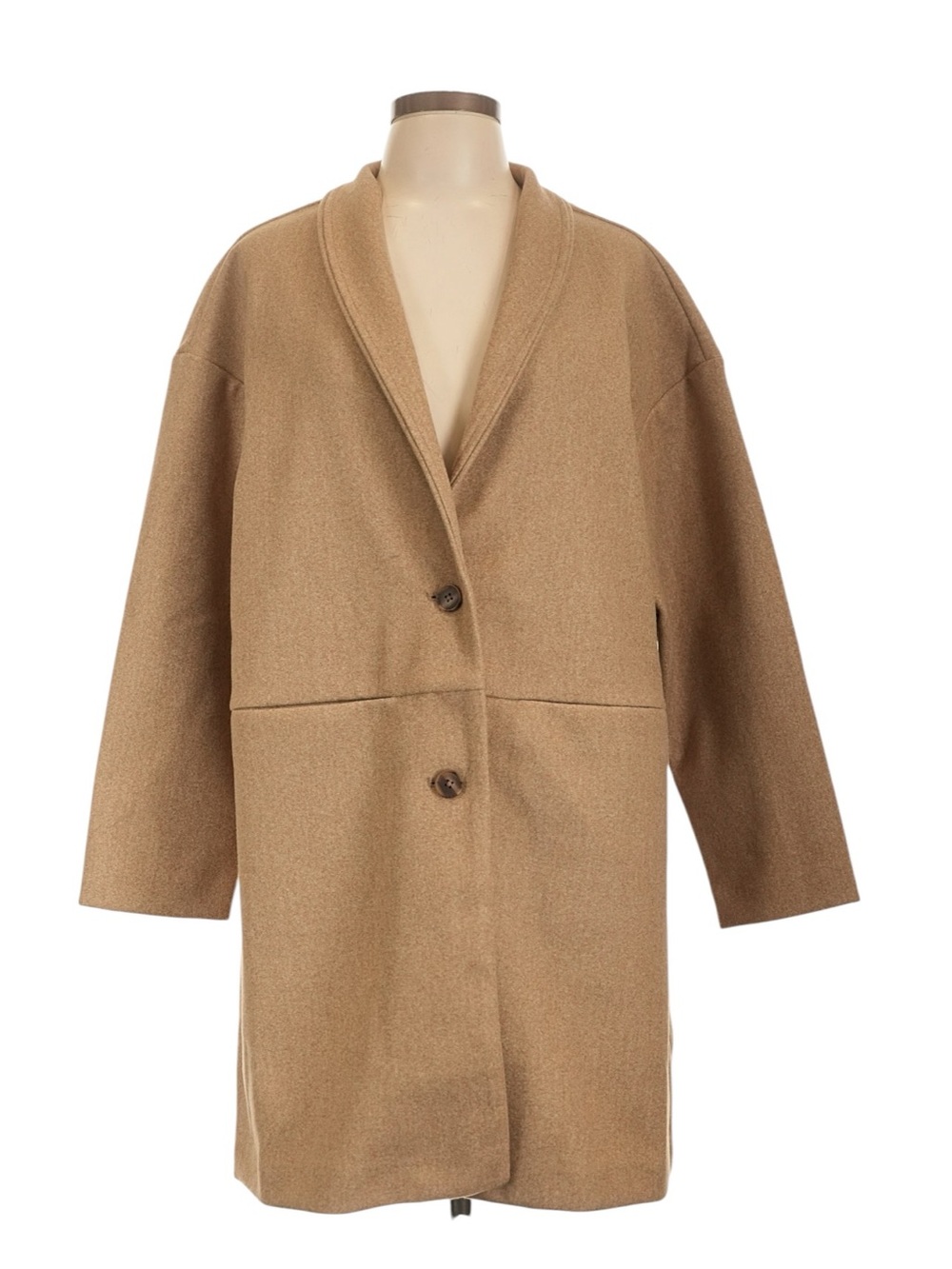 Old Navy Coatigan Jacket Size Large Camel Layering Office Lightweight NWT